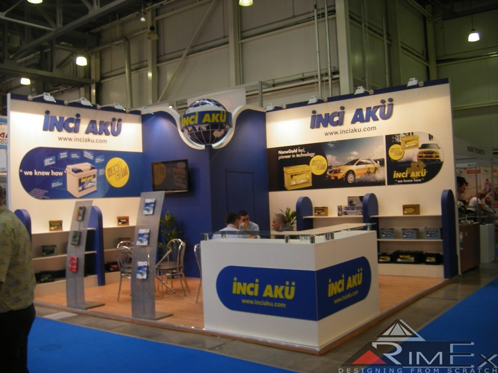 эксклюзивный стенд для INCI AKU- на выставке Автомеханика 