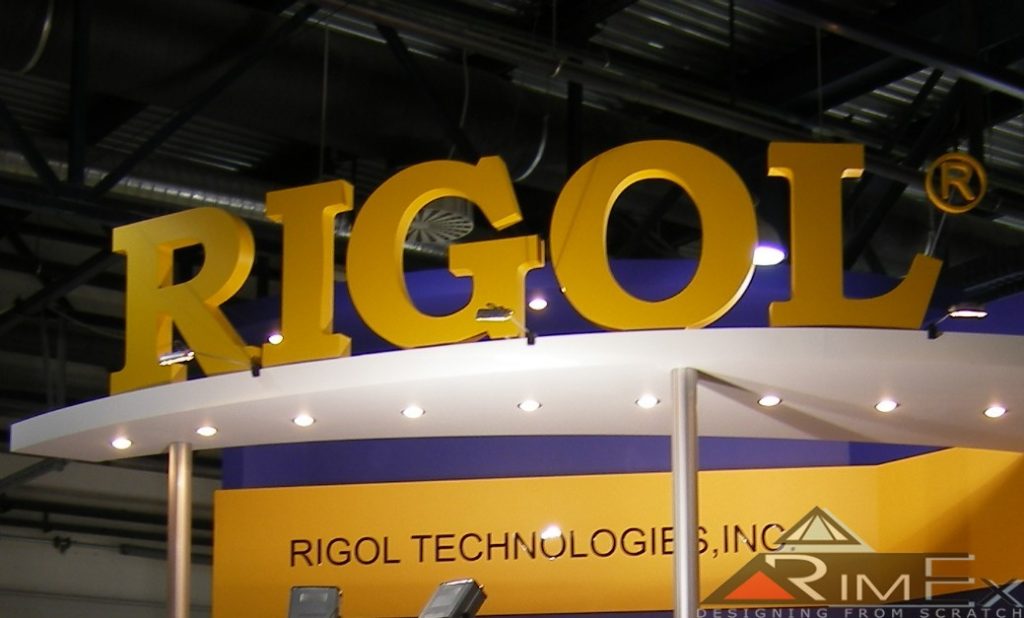 Объёмные буквы Rigol